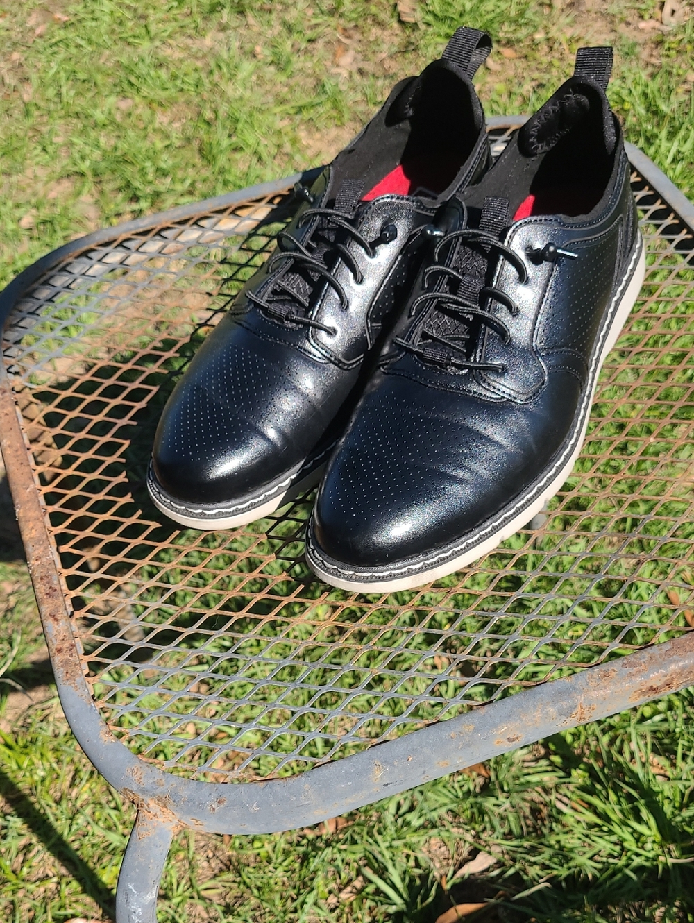 Boys Black Casual Lace-Up Shoes